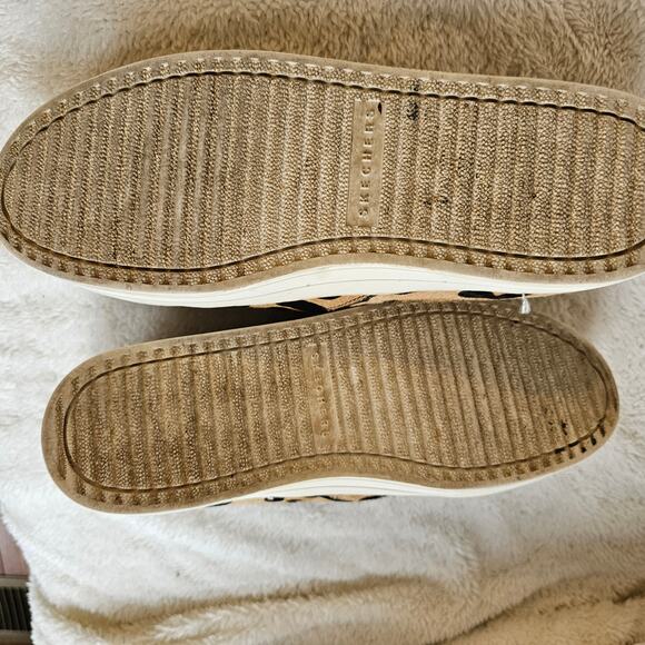 Skechers Women Street Uplift Wild Thang Leopard Slip On Flatform Sneakers 9.5 - Picture 8 of 8